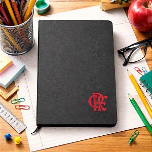 Caderno Executivo Brochura 1/4 Oficial Flamengo Capa Sintética
