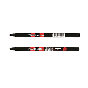 Caneta Esferográfica Azul 1.0mm Oficial Flamengo