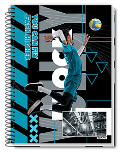 Caderno Capa Dura Credeal Performance 20 Matérias 320 Folhas