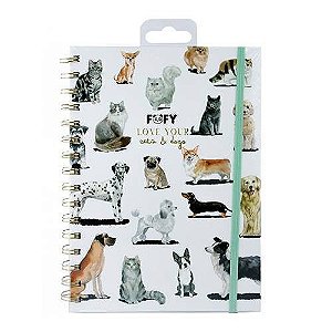 Caderno PET Cats & Dogs - Fofys