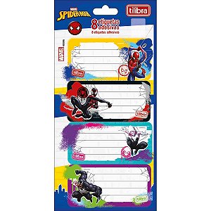 Etiqueta Escolar SpiderMan - Tilibra