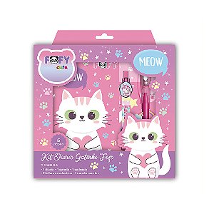 Kit Diário Gatinho Fofo com Diário e Acessórios - Fofy