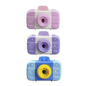 Apontador com Borracha Câmera Escolar 2 em 1 - Fofy