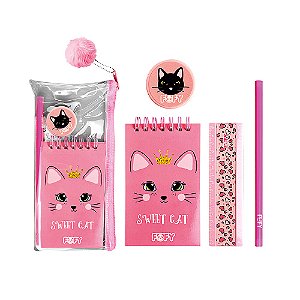 Kit Escolar Gatinhos - Fofy