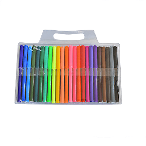 Caneta Hidrocor - 24 cores - KIT