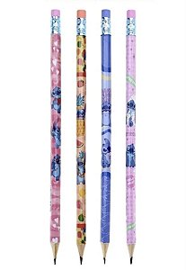 Lápis Stitch HB Preto Coração Disney Original - Molin