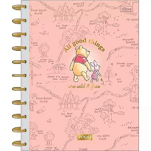 Caderno Tilidiscos Pooh 10 Matérias 160 Folhas Universitário Tilibra