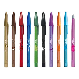 Canetas Compactor Esferografica Jetlux Coloridas