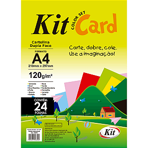 Kit Color Set Card Livro Criativo Papel Colorido para Artesanato