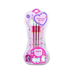 Kit Escolar My Cat - Fofy