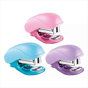Grampeador Mini Vivo Pastel - 26/6 - 12 folhas - Maped