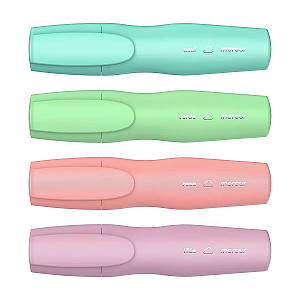 Marca Texto Anatômico Tons Pastel Mercur – Destaque Suave e Conforto