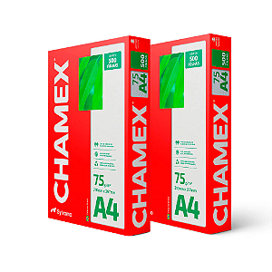 Kit 2 pacotes Papel Sulfite Chamex A4 75g