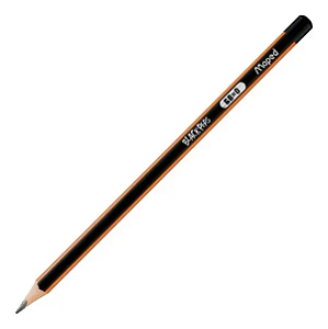Lápis Preto Maped Black Peps Graduado 6B – Traço Macio e Intenso
