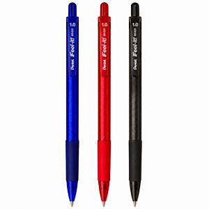 Caneta Esferográfica Pentel iFeel-It Retrátil 1.0mm