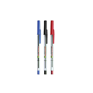 Kit com 3 Canetas Esferográficas - Compactor 0.7mm