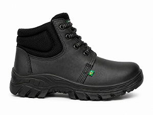 Botina de Segurança Nobuck PS-139 Preto - Ecosafety