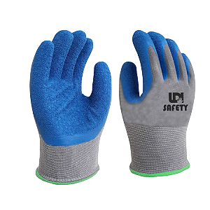 Luva de Segurança 2020L POLYLIGHT / Cinza e Azul CA 42246- LDI Safety