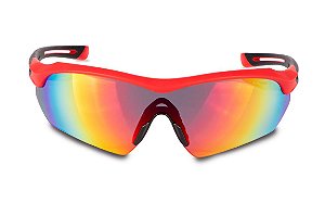 OCULOS DE PROTEÇÃO FLORENCE VERMELHO - STEELFLEX