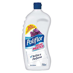 Cera Líquida POLIFLOR Brilho Prático Incolor 750ml com 30% de Desconto