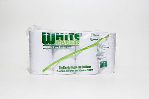 Papel toalha bobina Whitepaper Branca