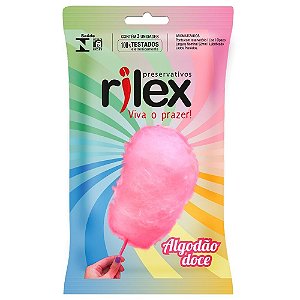 Preservativo Algodão Doce 03 unid Rilex