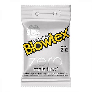 Preservativo 03 unid Mais Fino Blowtex