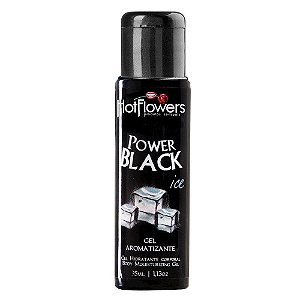 Gel Power Black Iced 35ml Hot Flowers