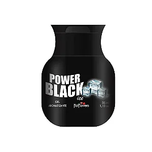 Gel Power Black Iced 35ml Hot Flowers