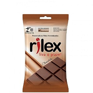 Preservativo Chocolate 03 Unid. Rilex