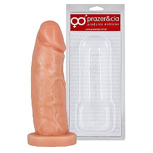 Pênis Garanhão 13,5 x 3,9cm Maciça Prazer & Cia
