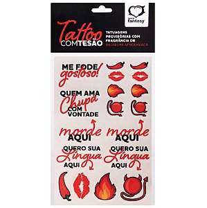 Tatto Com Prazer Tatuagem Temporária Sexy Fantasy