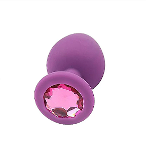 Plug Anal Silicone Tamanho P 7x2,8cm