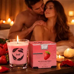 Vela Aromatizada Morango Intt