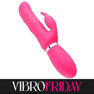 Vibrador de Ponto G e clitóris - Vai e vem de esferas com 360° na ponta - Riki