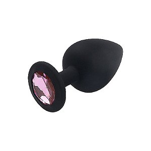 Plug Anal Silicone Tamanho M 8x3,3cm