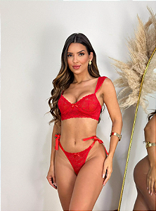 Conjunto Mariele Vermelho
