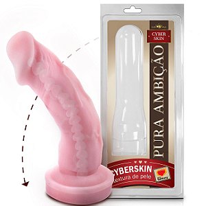 Pênis Realístico Com Vertebra Em Cyber Skin 17x4cm Sexy Fantasy