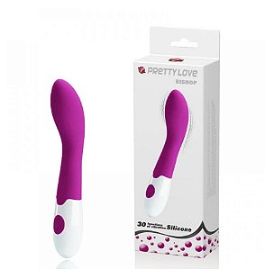 Vibrador Ponto G em Silicone Bishop - Pretty Love
