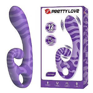 Vibrador de Ponto G e Clitóris Summer Pretty Love