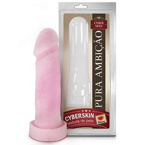 Pênis Realístico Maciço em Cyber Skin 16x4cm Sexy Fantasy