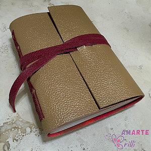 Caderno A6 – Sketchbook – Couro
