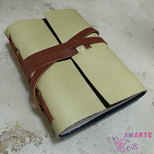 Caderno A6 – Sketchbook – Couro
