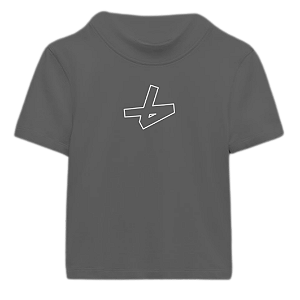 T-SHIRT FEMININA NEWLOGO GOLA ALTA LOODS