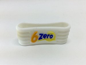 Anel de borracha para raquetes 6zero Branco