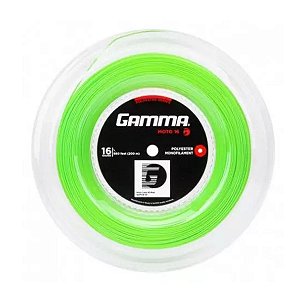 Corda para Raquete de Tênis Gamma Moto 1,29mm  Verde