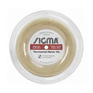 Corda para Raquete de Tênis Sigma Tournament Nylon Natural 1.35mm