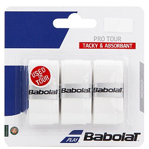 Overgrip Babolat Pro Tour Branco