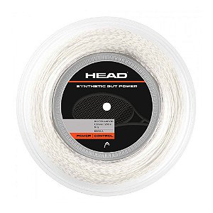 Corda para Raquete de Tênis Head Synthetic Gut Power 1.30 Branca