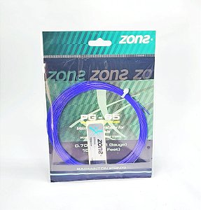 Set de Corda para Raquete de Badminton Zons PG 65 0,70mm Azul